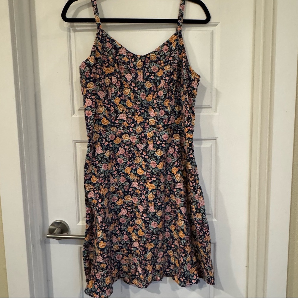 Floral Spaghetti Strap Dress